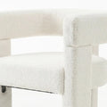 Sculptural boucle accent chair by Beyond Living