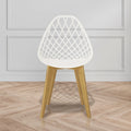 Solid beech dining chair modern design