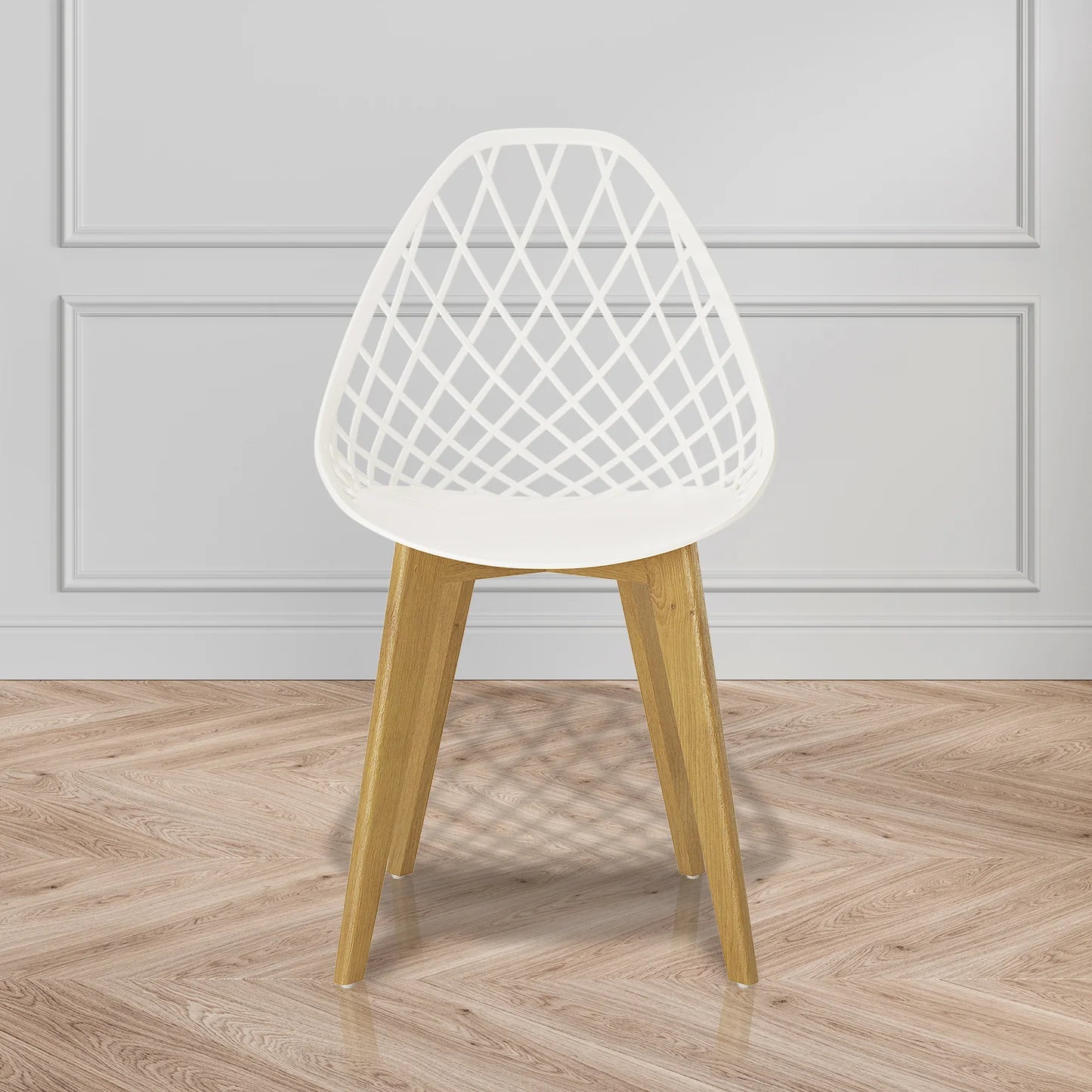 Solid beech dining chair modern design