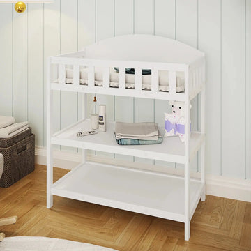Solid pine baby change table with storage Australia