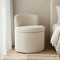 Sorra boucle swivel accent chair Australia