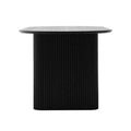 Statement fluted dining table modern home