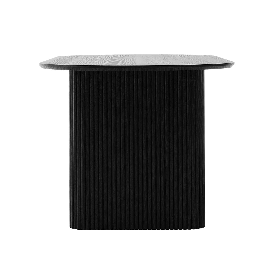 Statement fluted dining table modern home