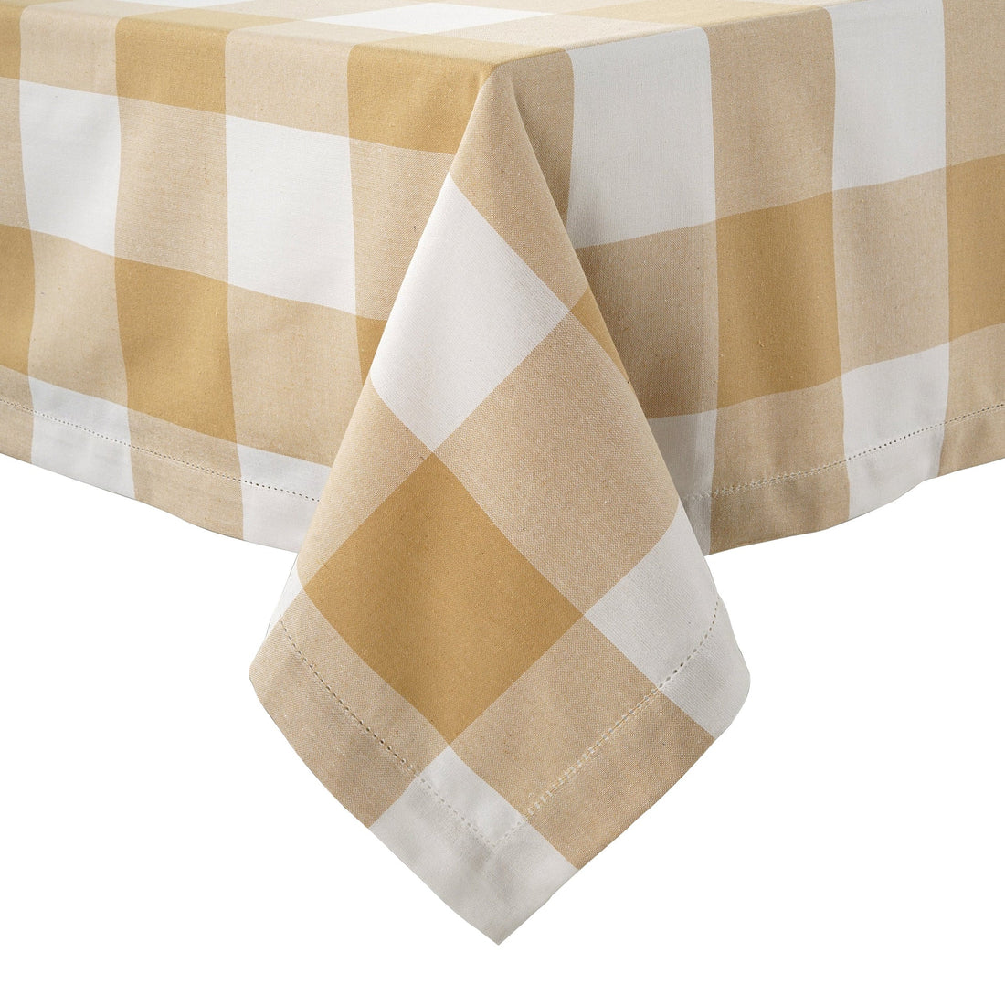 Tablecloth 6 seat 150x210cm - Beige Check