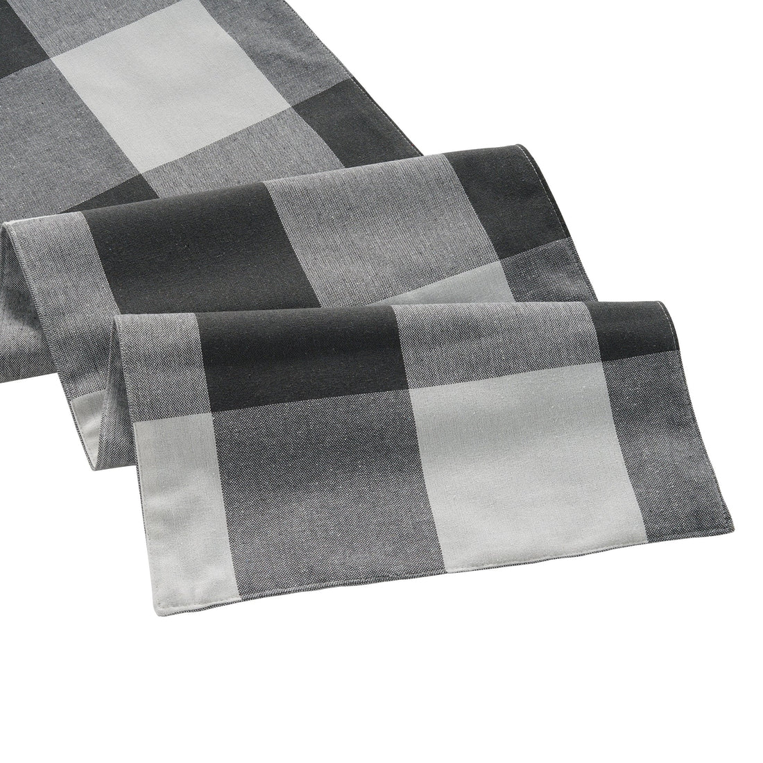 Table Runner 33x304cm - Grey Check