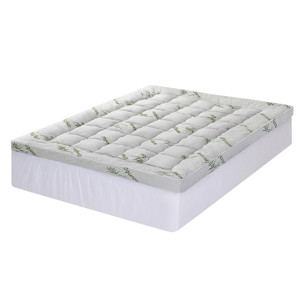 Giselle 11cm Pillowtop Mattress Topper Queen