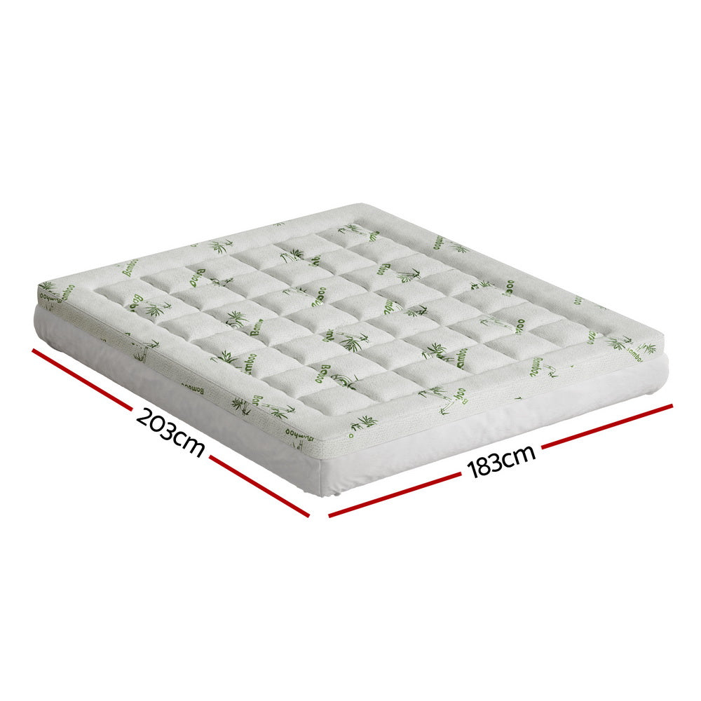Giselle 7.5cm Pillowtop Mattress Topper King