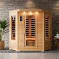 Taavi 4 person infrared sauna Australia corner design