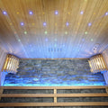 Traditional indoor home sauna Australia Nordic design