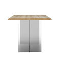 Transparent acrylic dining table base