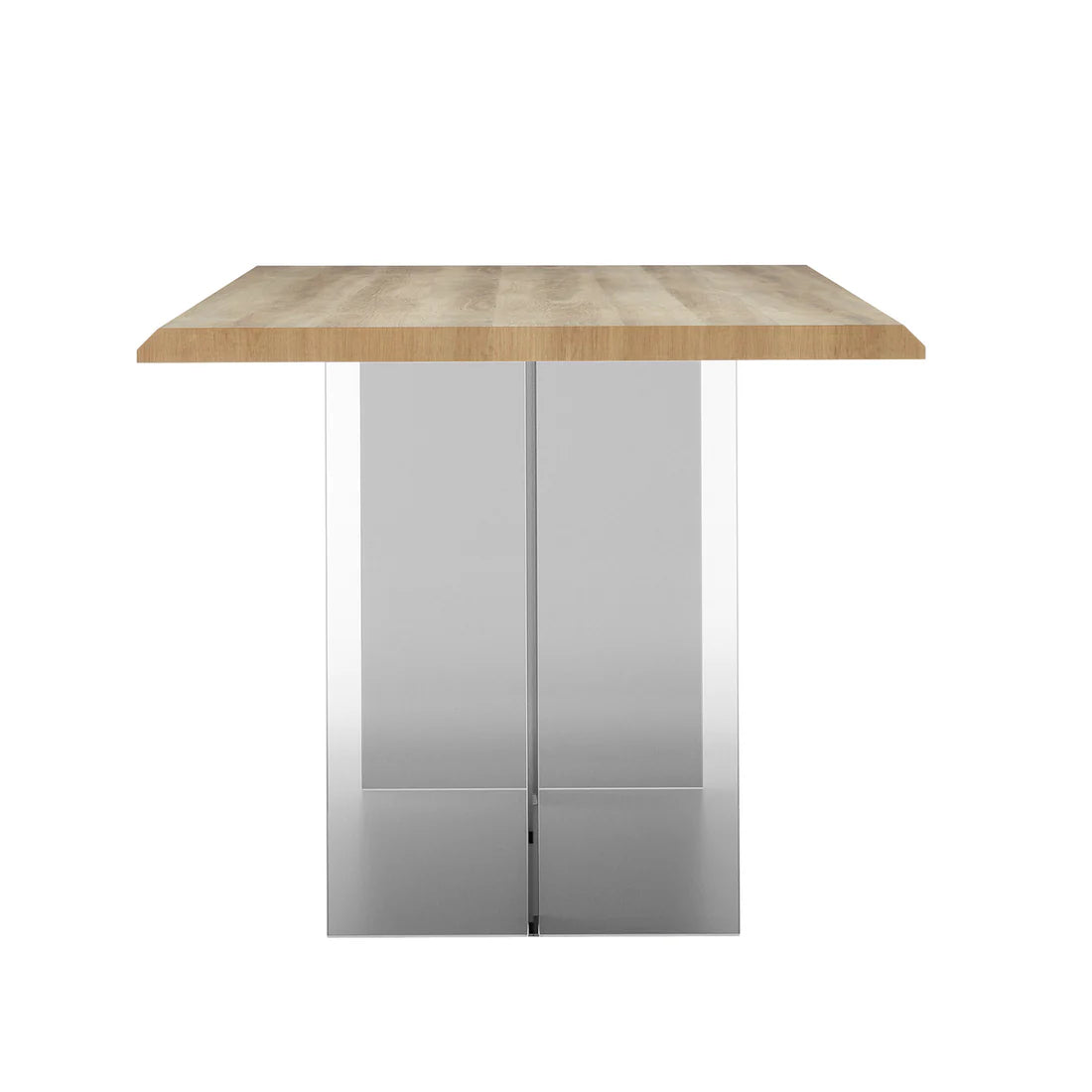 Transparent acrylic dining table base