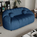 Trina velvet curved sofa Beyond Living