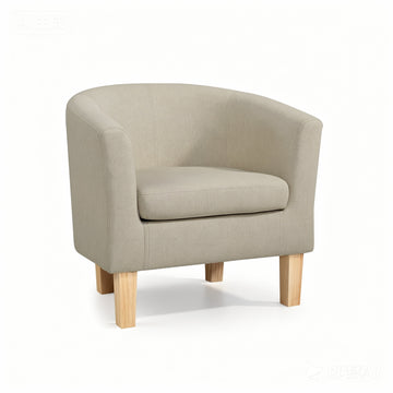 Artiss Abby Beige Tub Armchair Accent Chair