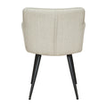 Upholstered dining chair with arms dining room setup