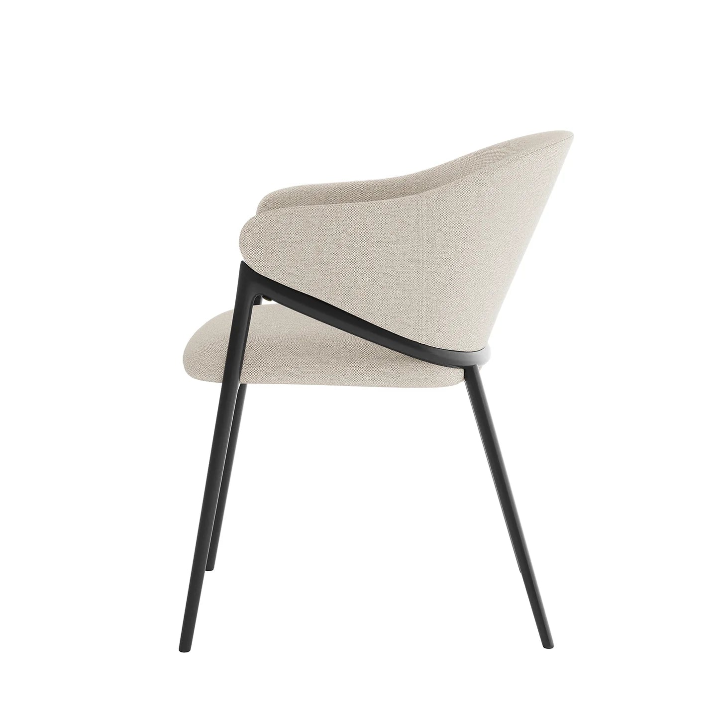 Upholstered dining chairs dining room setup