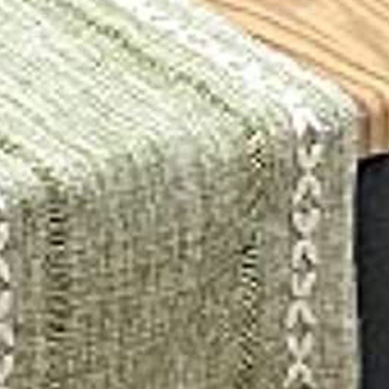 Retro Cotton Linen Table Runner with Tassels