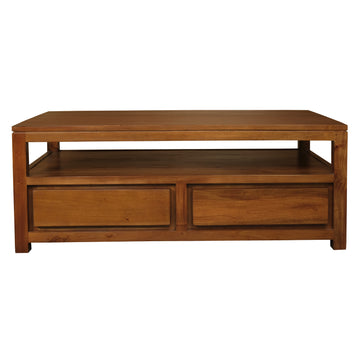 Amsterdam 4 Drawer Coffee Table – Light Pecan, 120cm