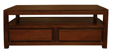 Amsterdam 4 Drawer Coffee Table – Solid Mahogany, 120cm