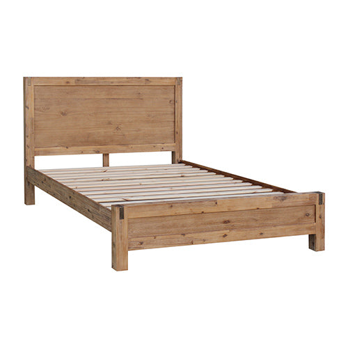 Nowra Double Bed Frame – Solid Oak Acacia