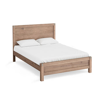 Nowra Double Bed Frame – Solid Oak Acacia