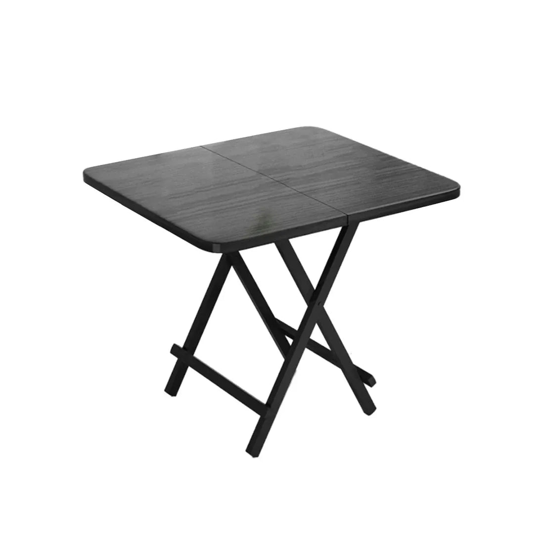 Folding Compact Dining Table – Dark Woodgrain