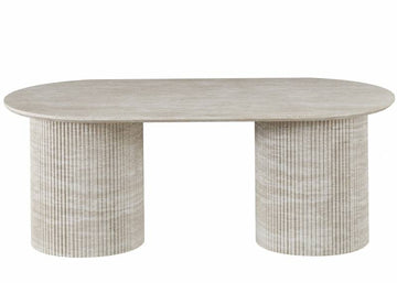 Elodie Coffee Table 120x45cm – Travertine MDF Design