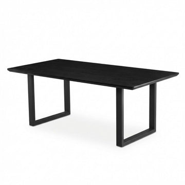 Teso 120cm Black Dining Table – Modern Design