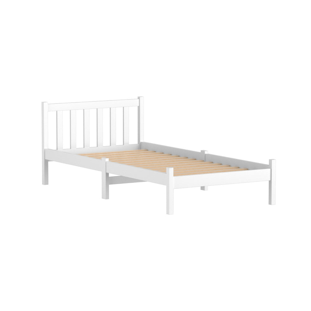 Artiss Sofie Single Bed Frame White