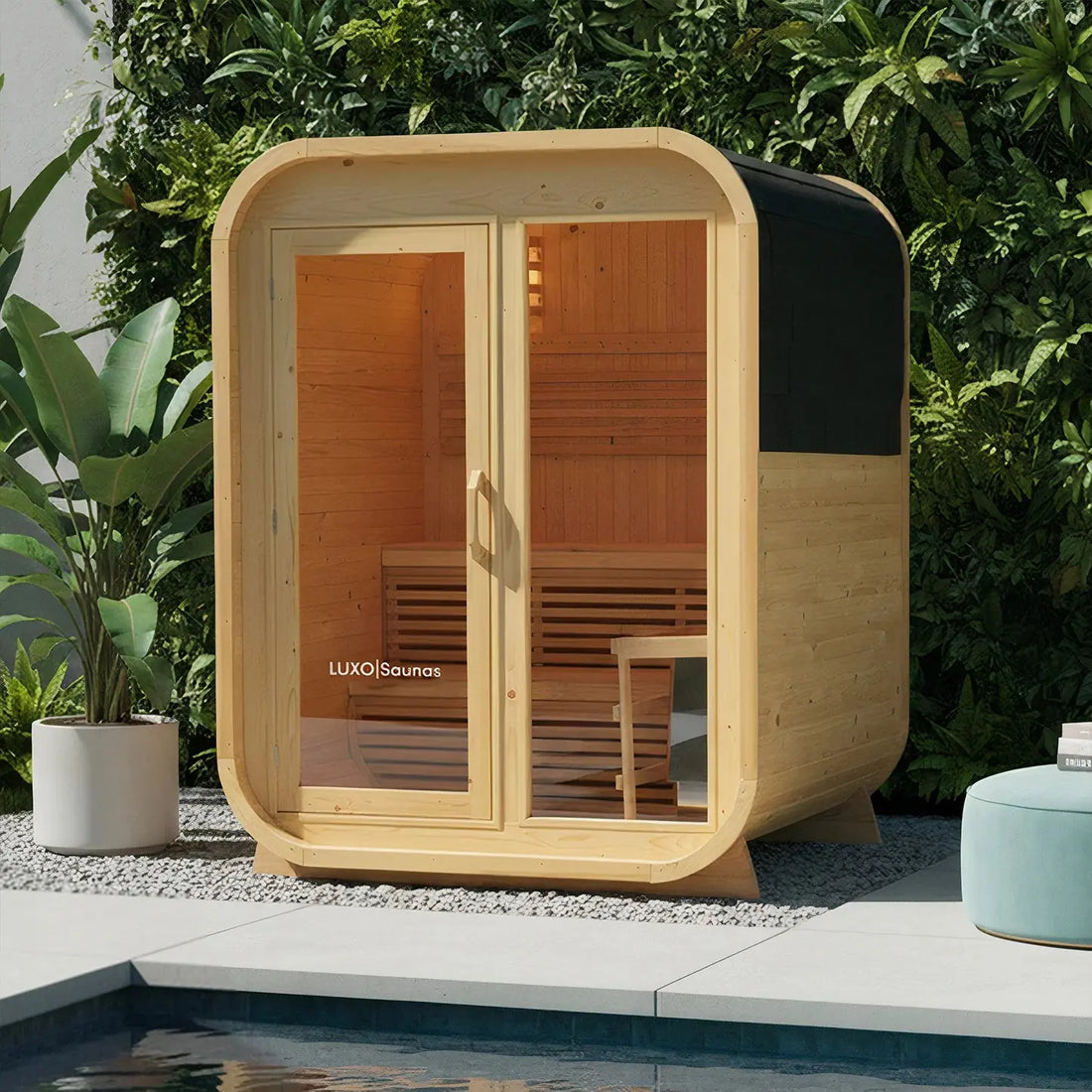Waru 3 person outdoor Finnish sauna Australia