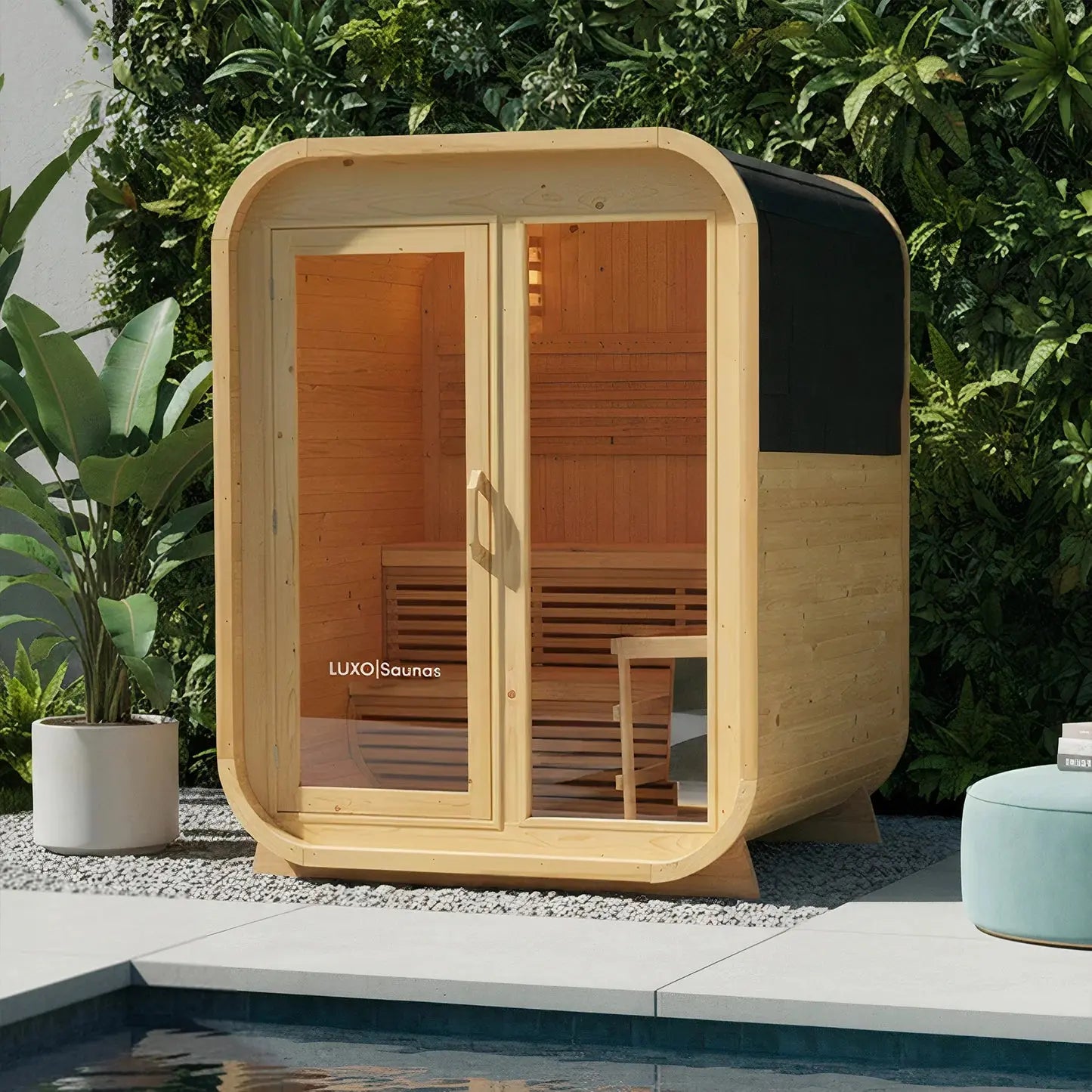 Waru 3 person outdoor Finnish sauna Australia