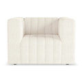 White boucle single sofa accent chair Australia