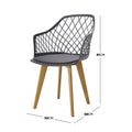 Wooden dining chair set of 4 dining room setup