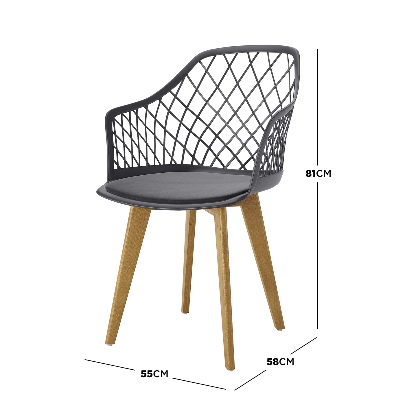 Wooden dining chair set of 4 dining room setup
