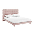 Aina Double Boucle Upholstered Bed Frame Australia Beyond Living