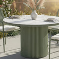 aluminium frame outdoor table beyond living