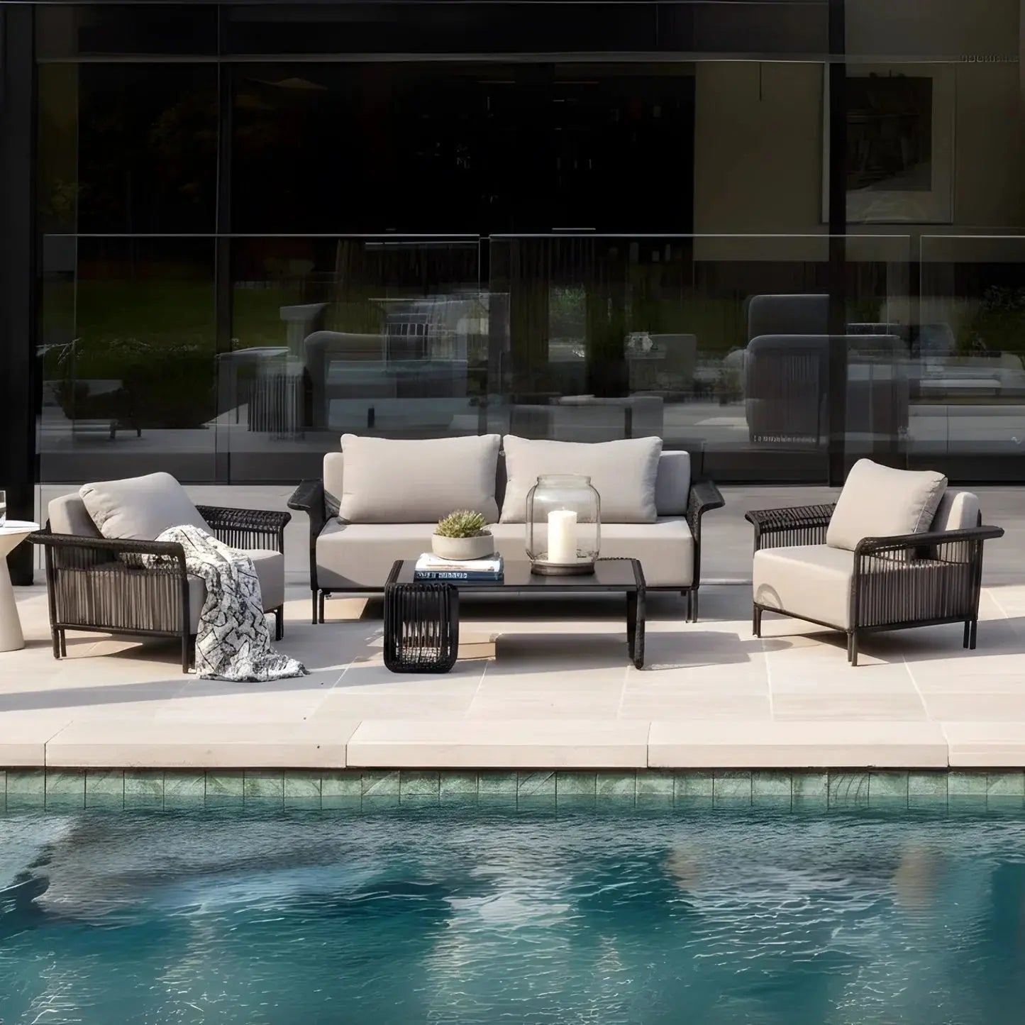 avon 4 seater premium rattan outdoor sofa set australia