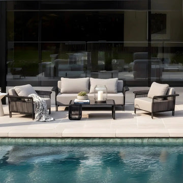 avon 4 seater premium rattan outdoor sofa set australia