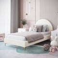 camryn kids single velvet bed frame australia