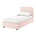 carya kids single boucle fabric bed frame australia