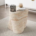 cayton modern outdoor concrete side table travertine australia