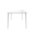 contemporary 6 seater outdoor dining furniture set for deck