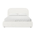 contemporary boucle bed frame bedroom furniture