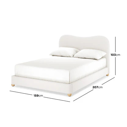 contemporary cloud style bed frame bedroom furniture