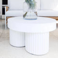 contemporary indoor outdoor coffee table concrete finish