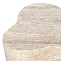 contemporary outdoor accent table concrete finish