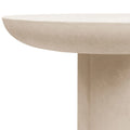 contemporary outdoor concrete dining table round design