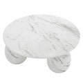contemporary outdoor lounge coffee table round concrete