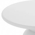 contemporary outdoor round dining table concrete design