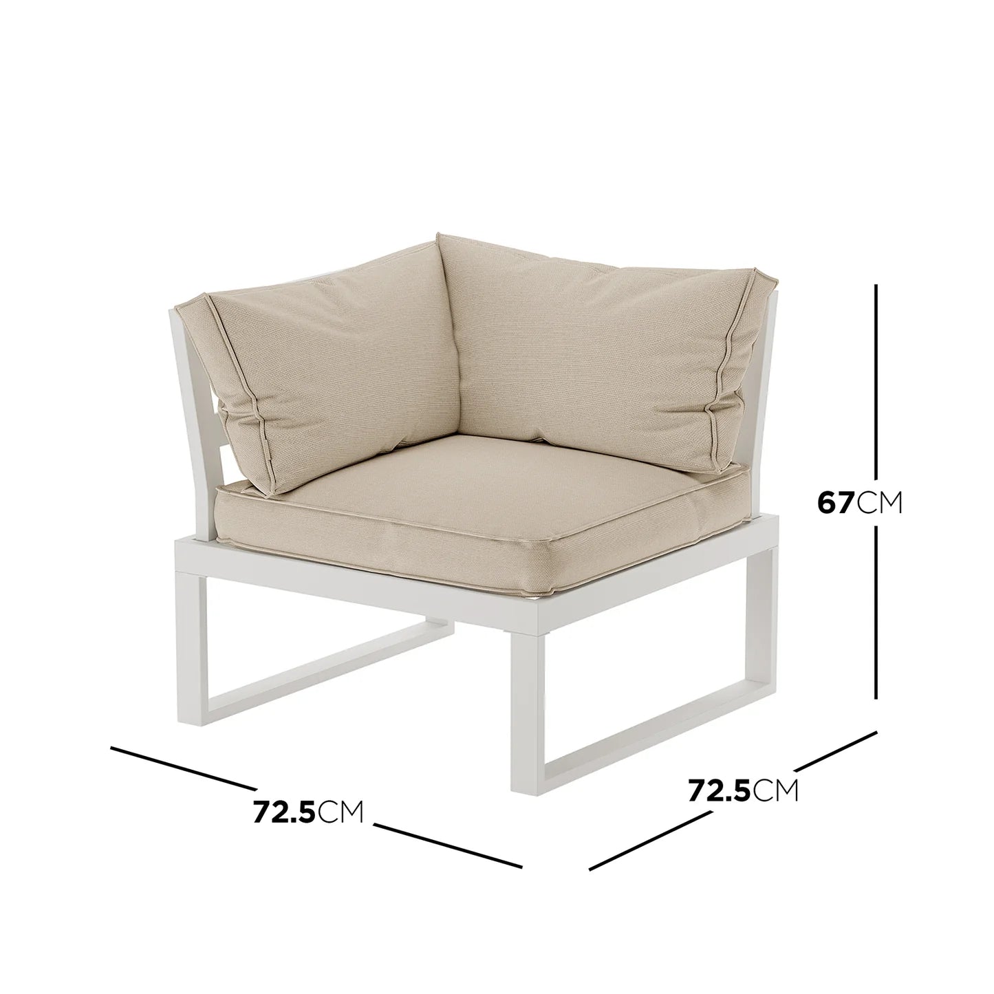 contemporary outdoor seating set beige design
