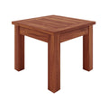 contemporary outdoor wooden side table design